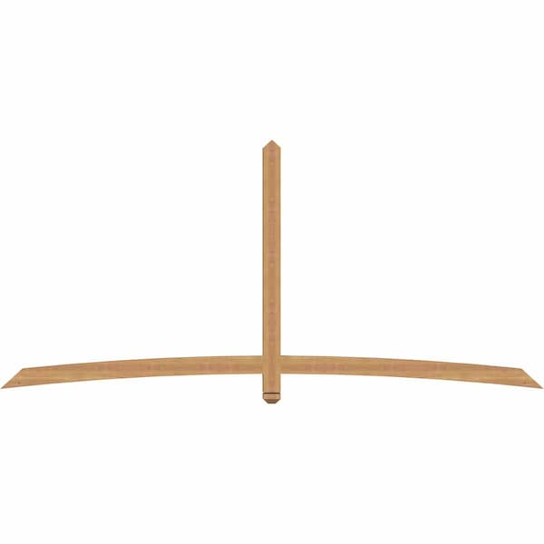 Ekena Millwork Bellingham Timber Gable Bracket, Western Red Cedar, 108"W x 49"H x 3 1/2"D x 3 1/2"F, 11/12 Pitch GBW108X49X0404BEL00SWR - main
